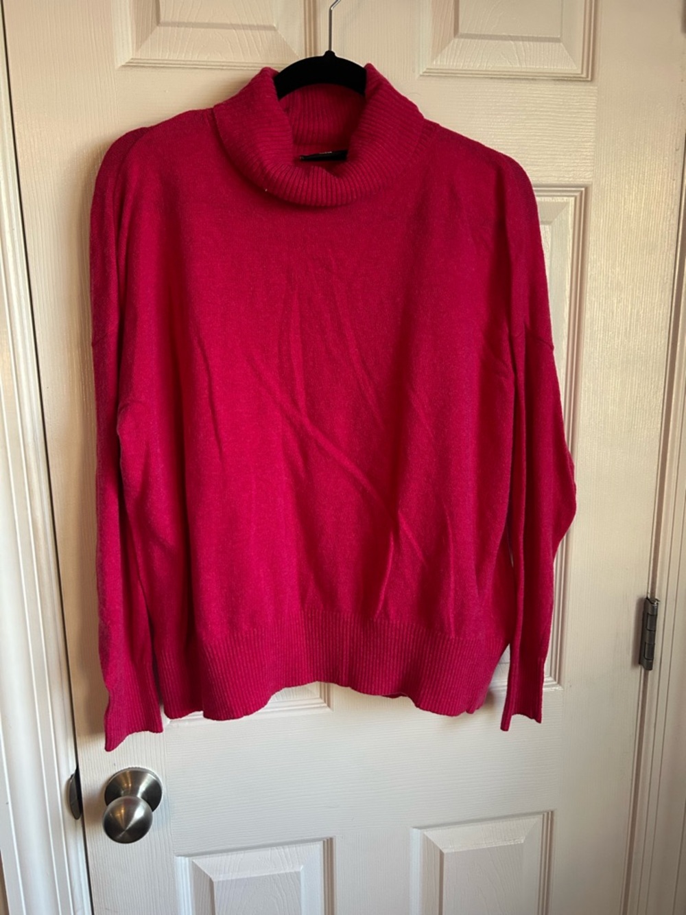 Vici Fuchsia Cowl Neck Sweater